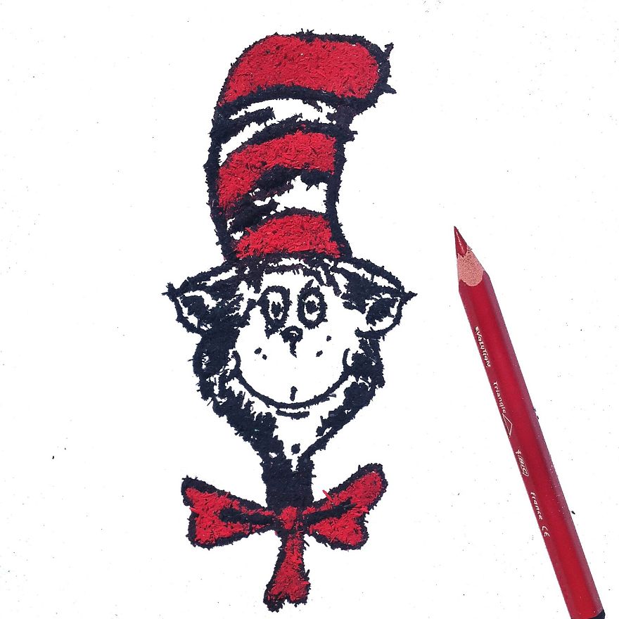 I Create Pencil Shaving Art For My 365-Day Project