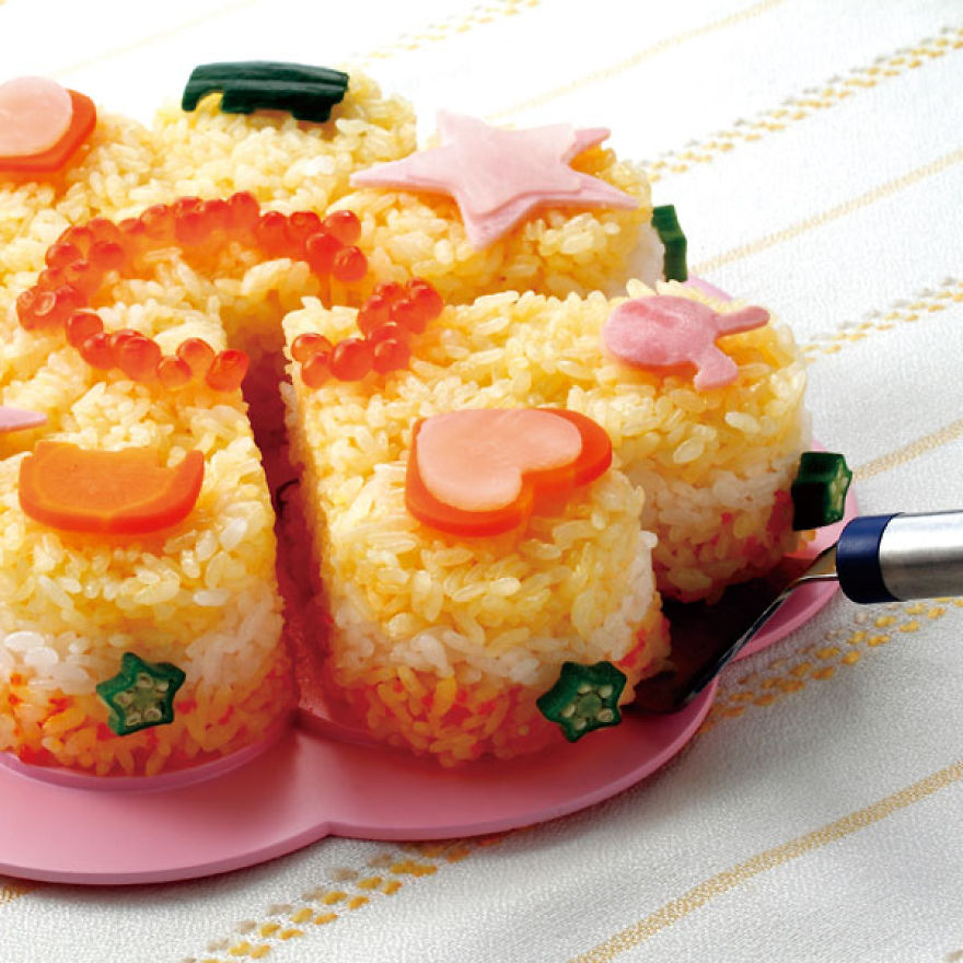 Sushi Cakes: Easy To Make And Fun To Eat Sushi Cakes: Easy To Make And Fun To Eat