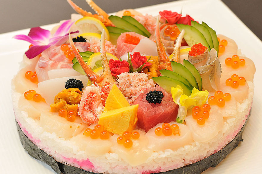 Sushi Cakes: Easy To Make And Fun To Eat Sushi Cakes: Easy To Make And Fun To Eat
