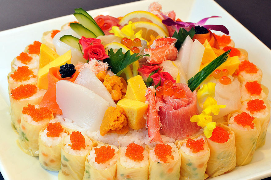 Sushi Cakes: Easy To Make And Fun To Eat Sushi Cakes: Easy To Make And Fun To Eat