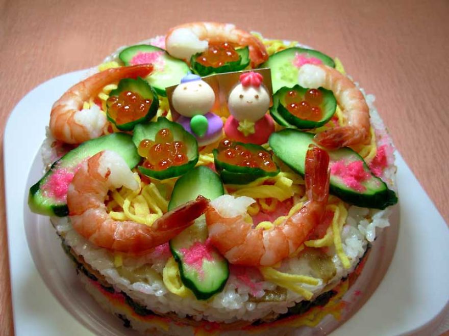 Sushi Cakes: Easy To Make And Fun To Eat Sushi Cakes: Easy To Make And Fun To Eat