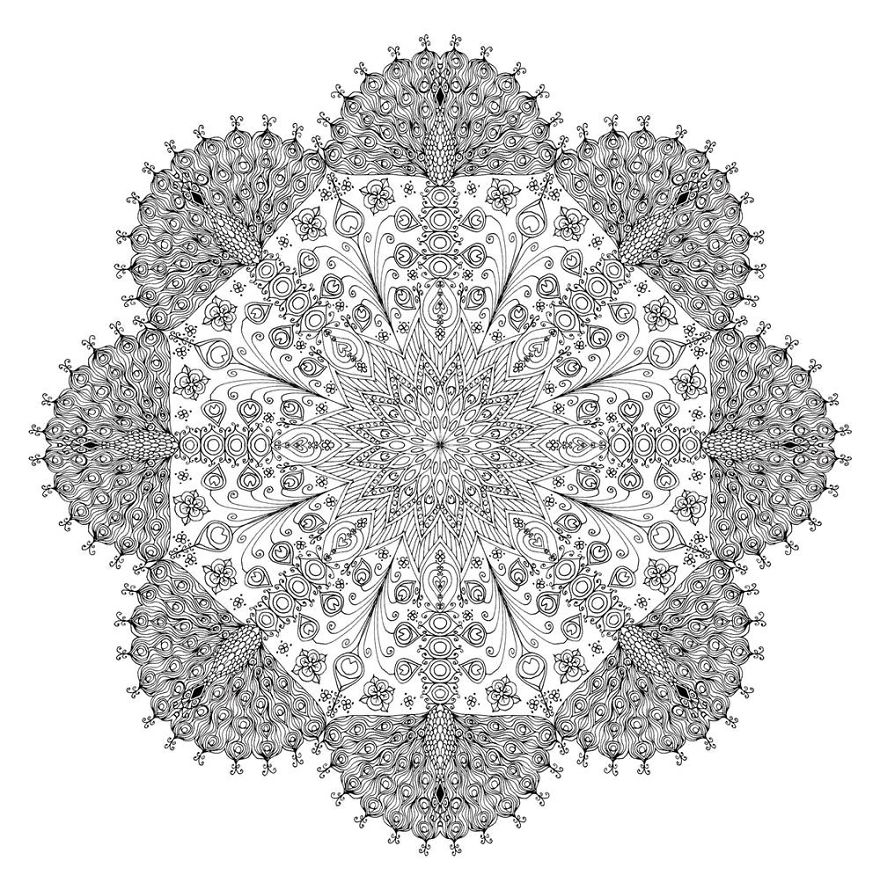 I Create Coloring Mandalas And Give Them Away For Free