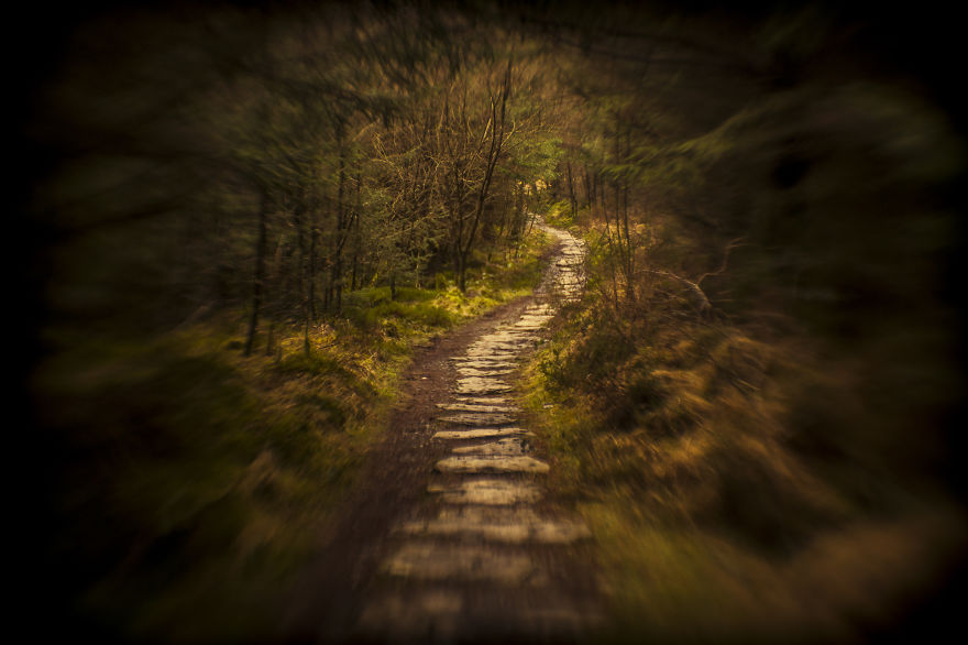 I Take Surrealist Photographs Of The Welsh Landscape In Memory Of My Father.
