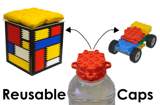 These Fun Reusable Bottle Caps Can Be Used Just Like LEGO Bricks These Fun Reusable Bottle Caps Can Be Used Just Like LEGO Bricks