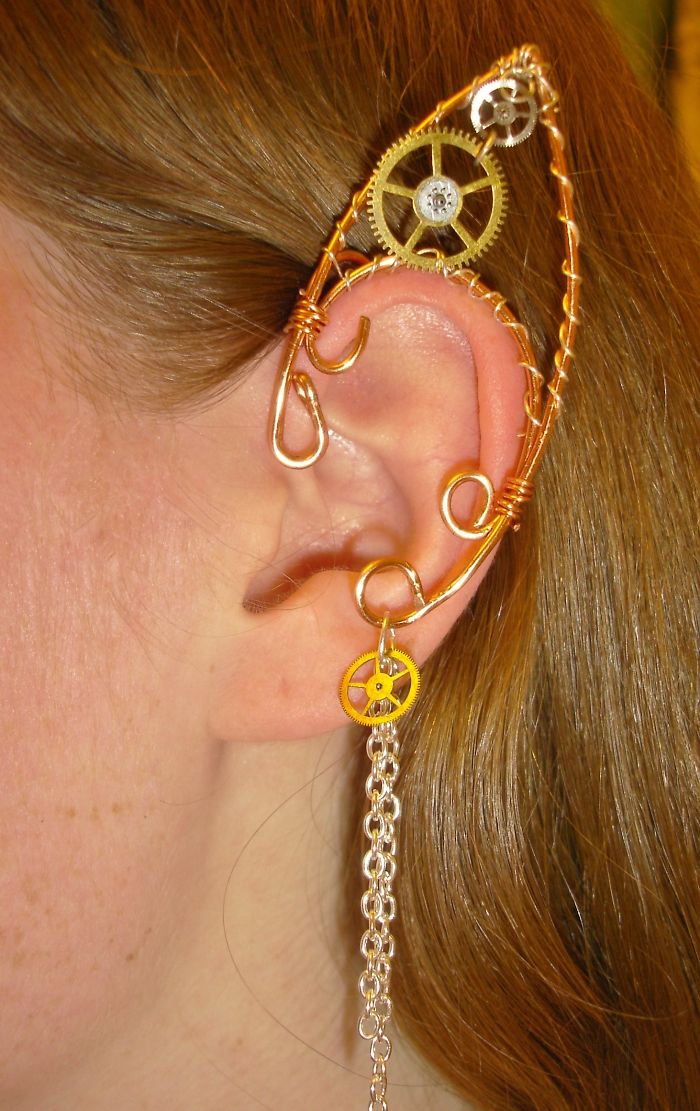 Steampunk Elf Ear Cuffs By Tayliss Forge