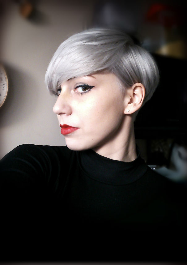 Lighter Grey Pixie