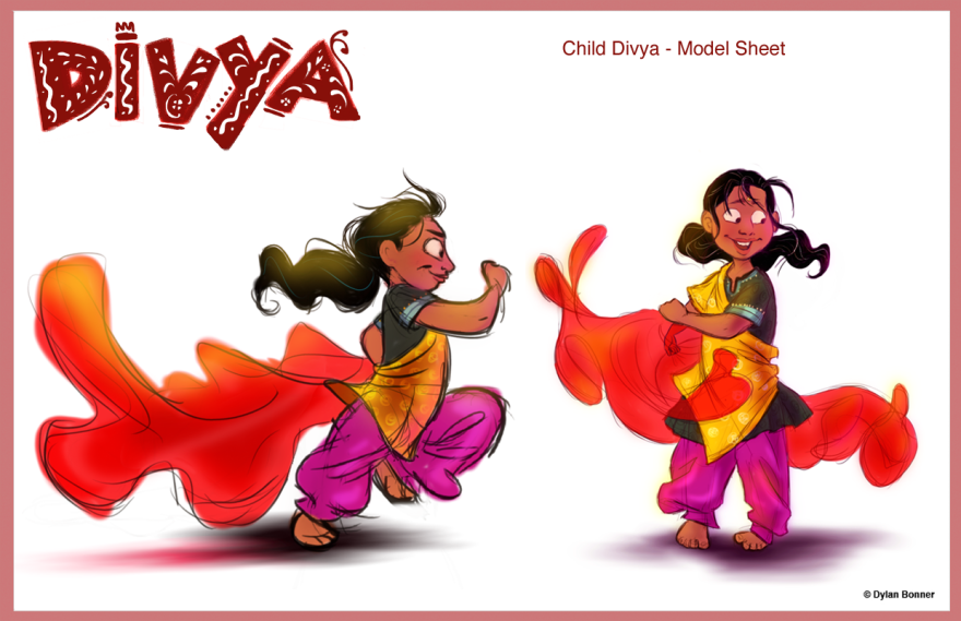 Divya - Original Character Design Divya - Original Character Design