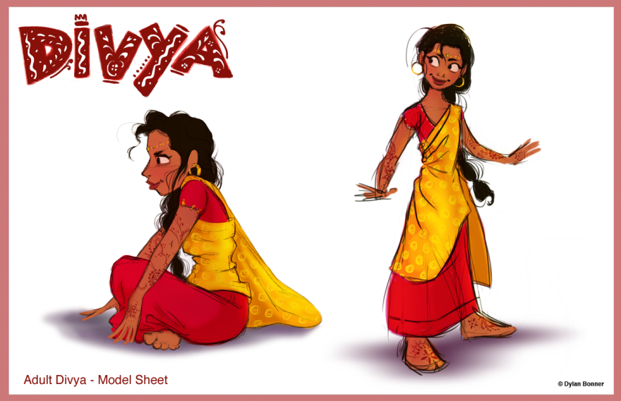 Divya - Original Character Design Divya - Original Character Design