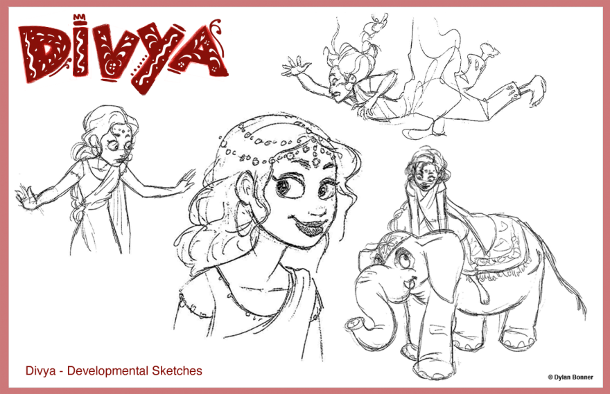 Divya - Original Character Design Divya - Original Character Design