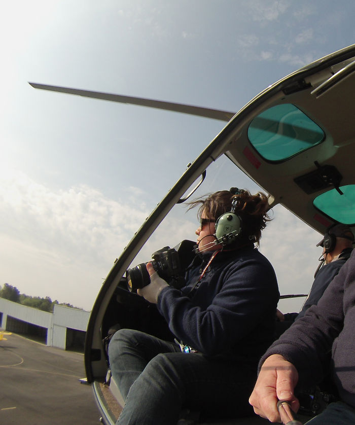 Open Door Day... On Board In Helicopter. (c) Luc Jerome - Helibreizh