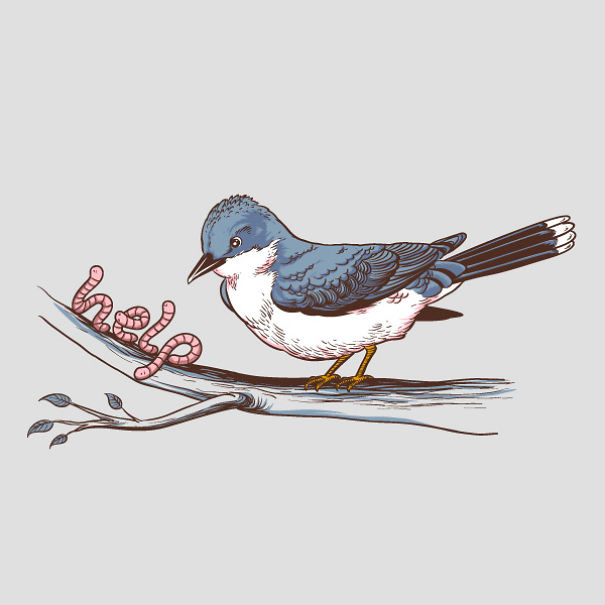 365-Day Challenge: I Drew One Funny T-shirt Design A Day