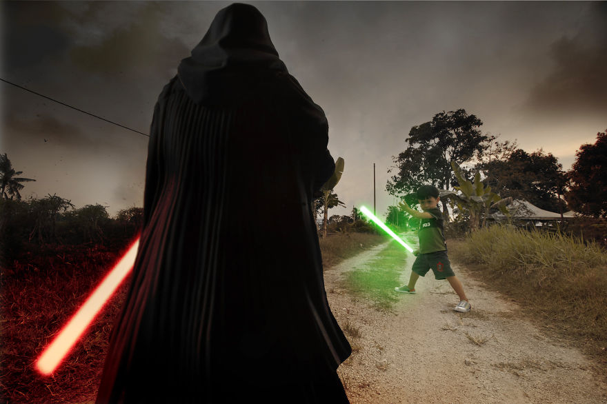 I Used My Star Wars Toys To Recreate Scenes From Various Movies