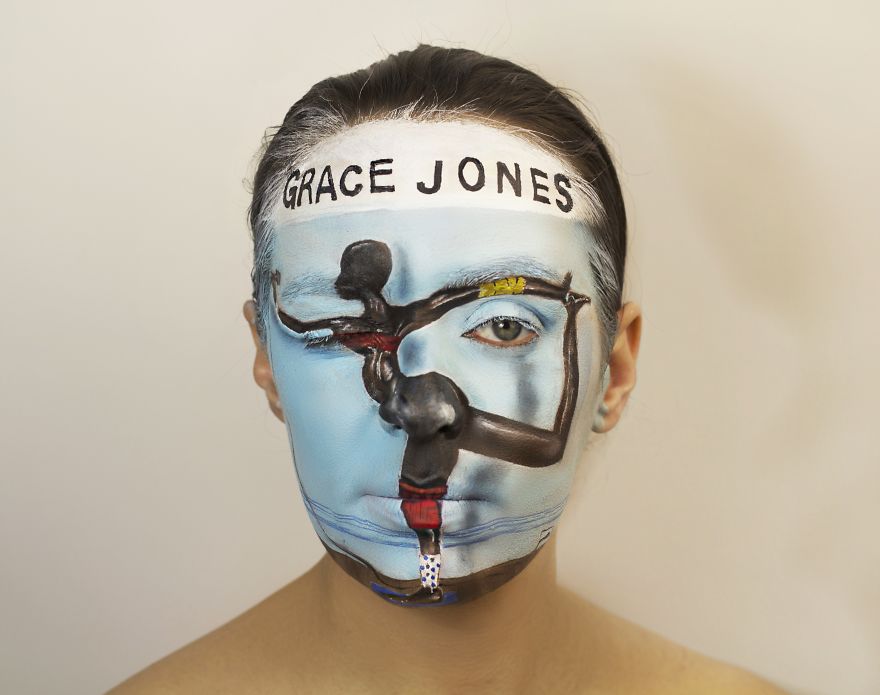 I Painted 11 Album Covers On My Face For Record Store Day