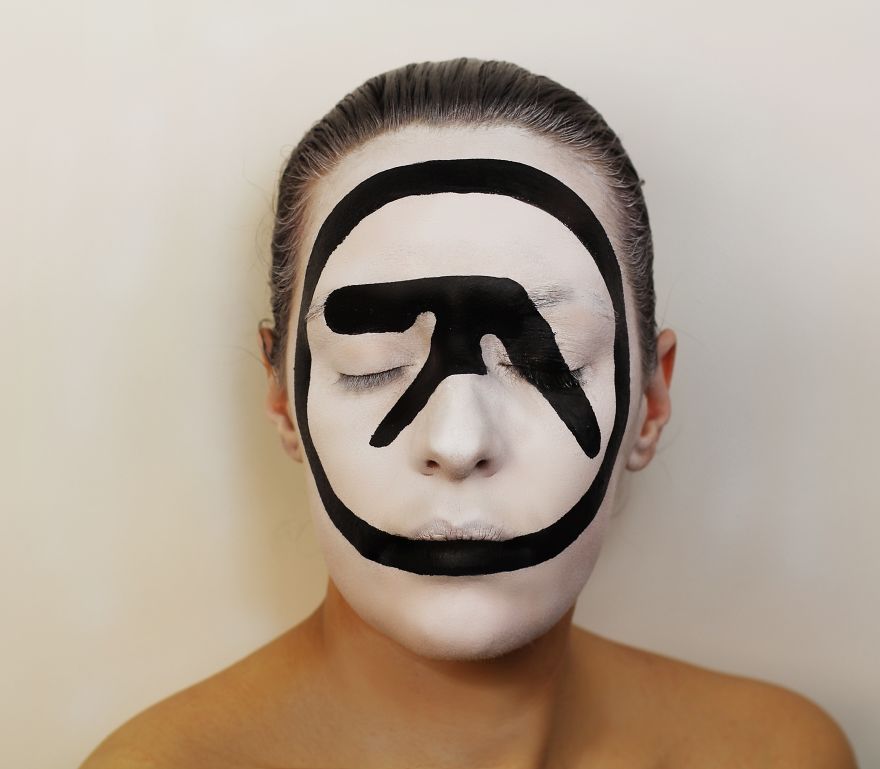 I Painted 11 Album Covers On My Face For Record Store Day I Painted 11 Album Covers On My Face For Record Store Day