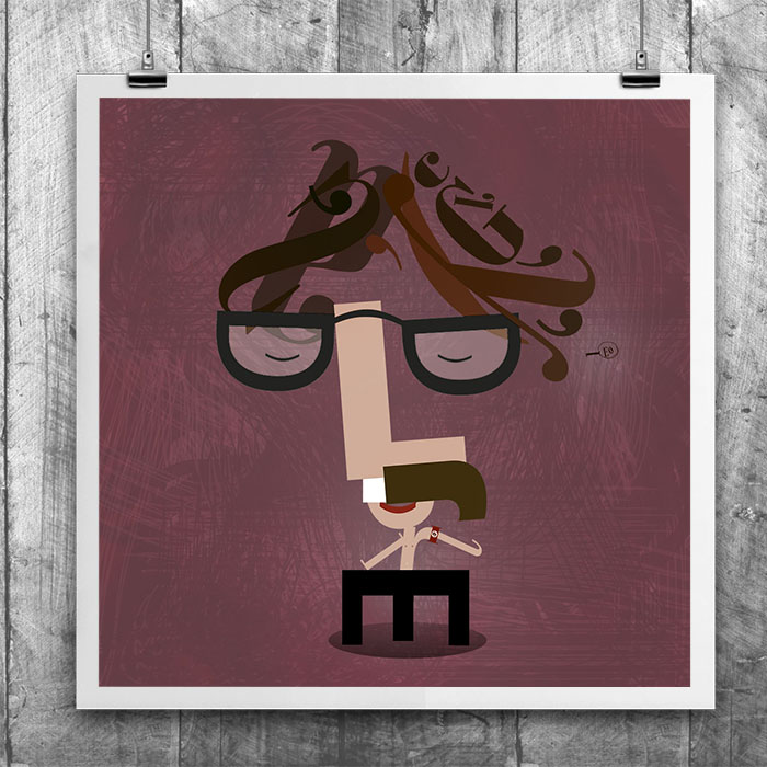 I Take Letters Of The Alphabet To Draw Famous People I Take Letters Of The Alphabet To Draw Famous People