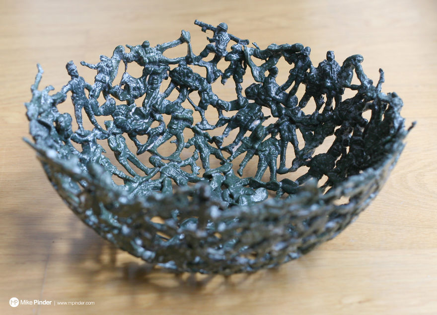 How To Make DIY Fruit Bowl Of Melted Plastic Army Men