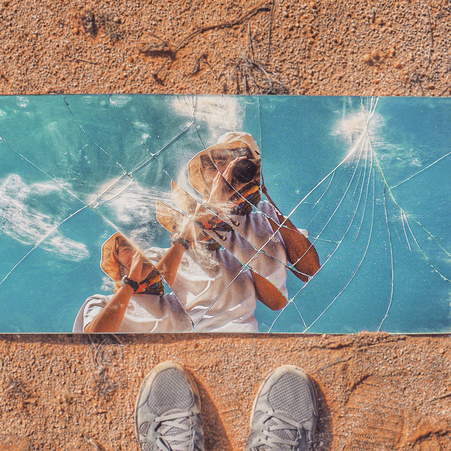 Desert Reflections: A Series Of Surreal Self-portraits In Joshua Tree Desert Reflections: A Series Of Surreal Self-portraits In Joshua Tree