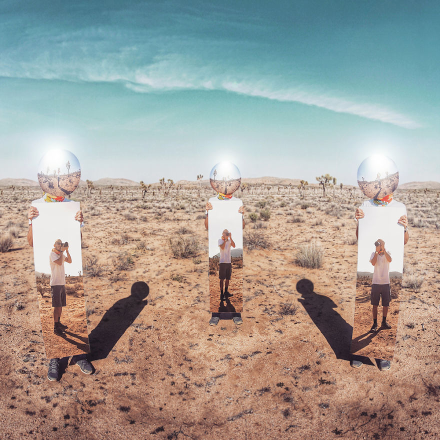 Desert Reflections: A Series Of Surreal Self-portraits In Joshua Tree Desert Reflections: A Series Of Surreal Self-portraits In Joshua Tree