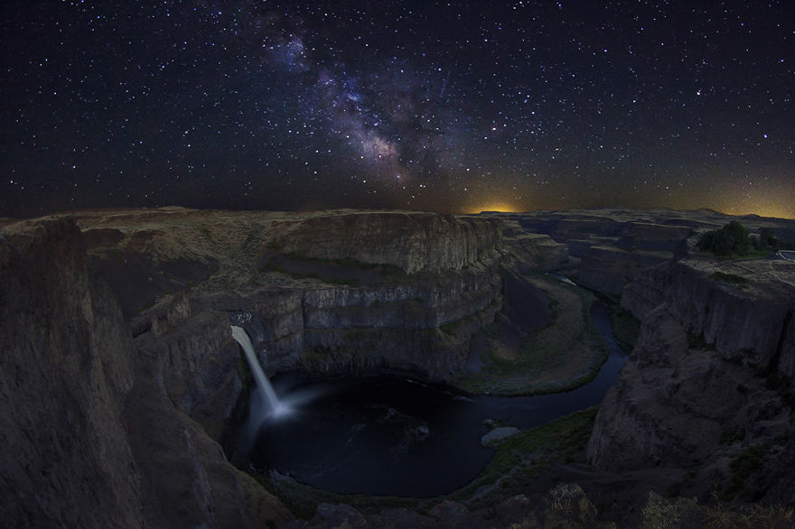 Palouse Falls Galaxy