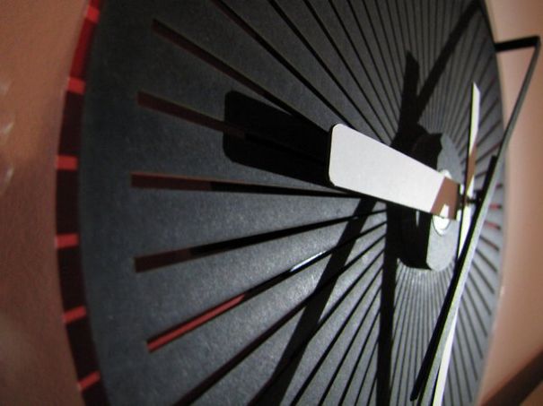 Optical Illusion Wallclocks Show Hidden Animations When Their Arrows Moves