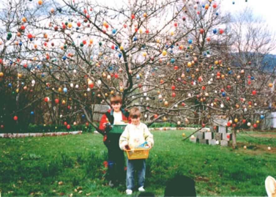 This German Family Spent More Than 2 Weeks Decorating A Tree With 10,000 Painted Eggs This German Family Spent More Than 2 Weeks Decorating A Tree With 10,000 Painted Eggs
