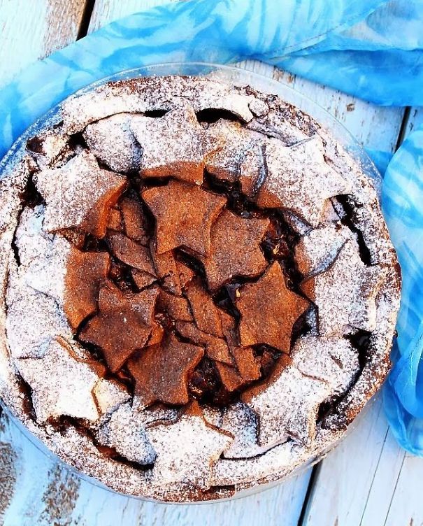 Chocolate Stars Pie