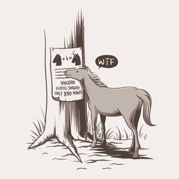 365-Day Challenge: I Drew One Funny T-shirt Design A Day