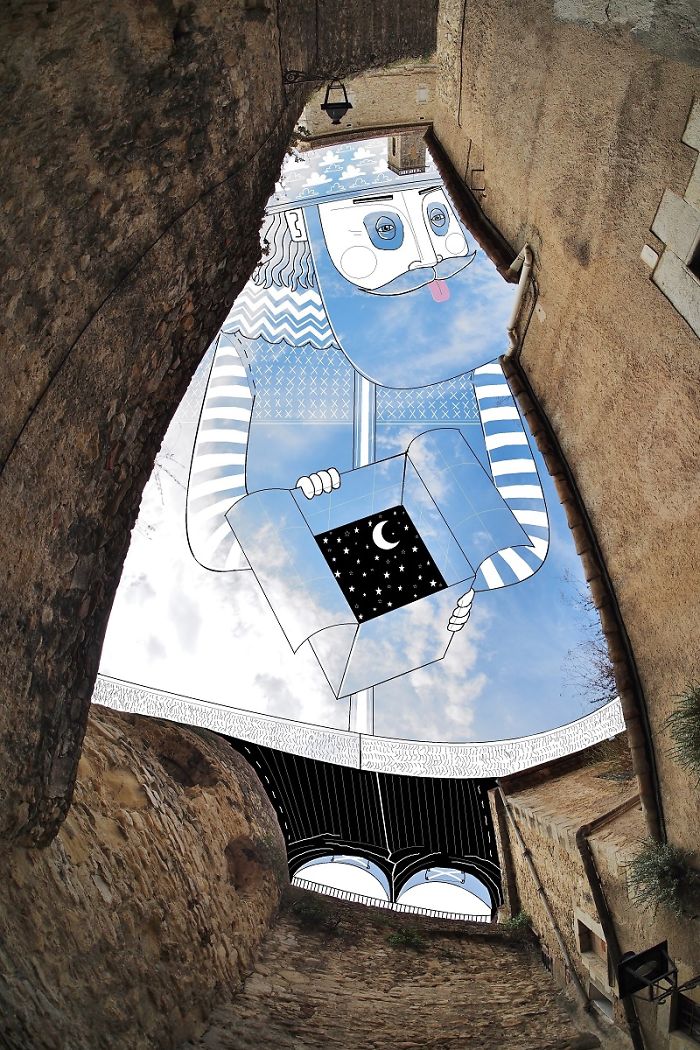 I Draw Illustrations On The Sky Between Buildings I Draw Illustrations On The Sky Between Buildings