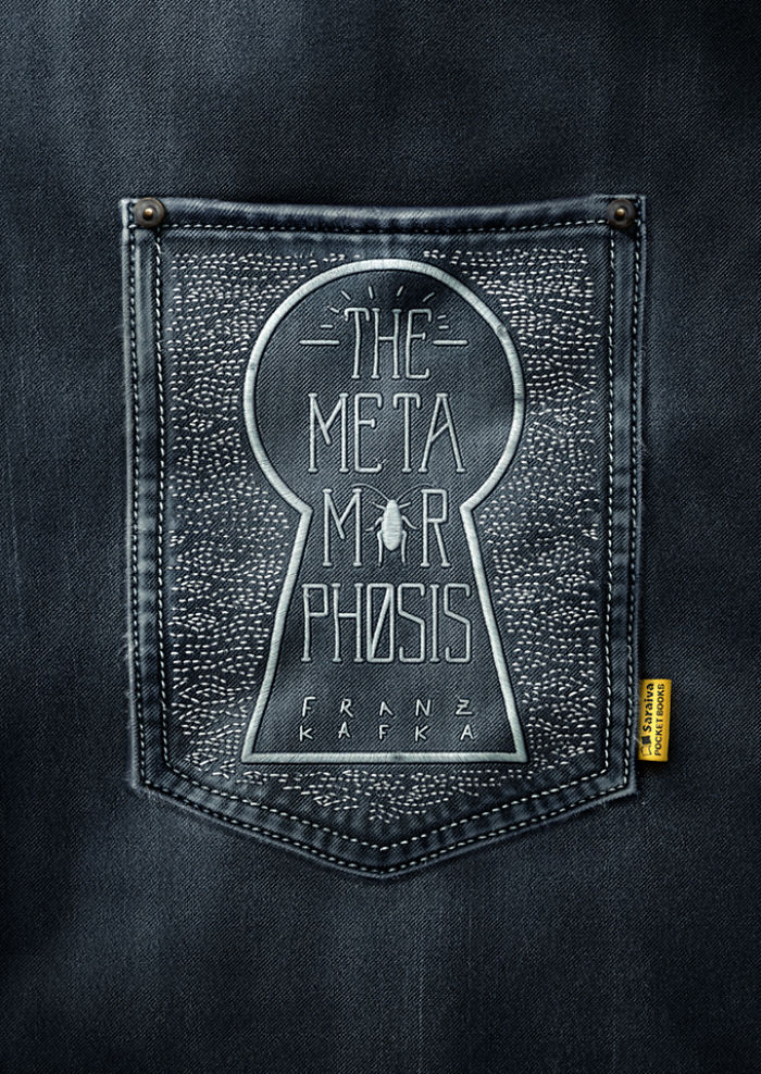 We Embroidered Covers Of Your Favorite Books On Jean Pockets