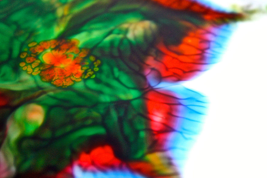 The Milky Way: Artist Creates Psychedelic Prints Using Milk