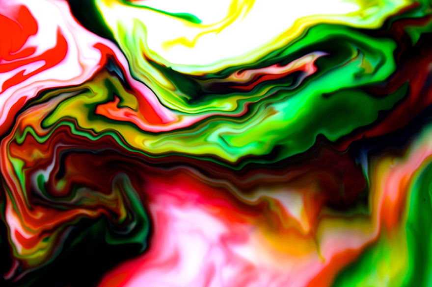 The Milky Way: Artist Creates Psychedelic Prints Using Milk