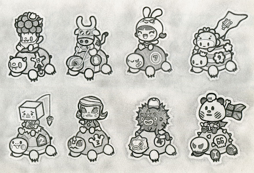 The Turtly Race Is My Dream Vinyl Toy Collab