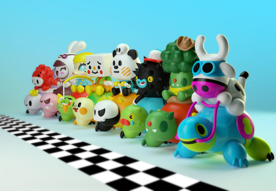 The Turtly Race Is My Dream Vinyl Toy Collab The Turtly Race Is My Dream Vinyl Toy Collab