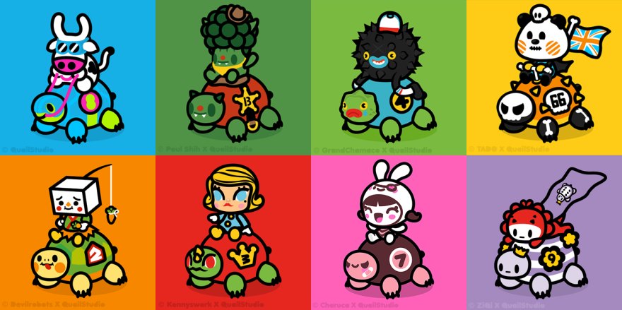 The Turtly Race Is My Dream Vinyl Toy Collab