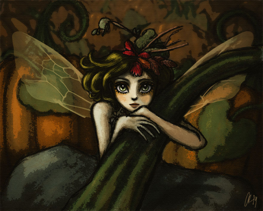 I Paint Digital Drawings That Look Like Hand Painted Images