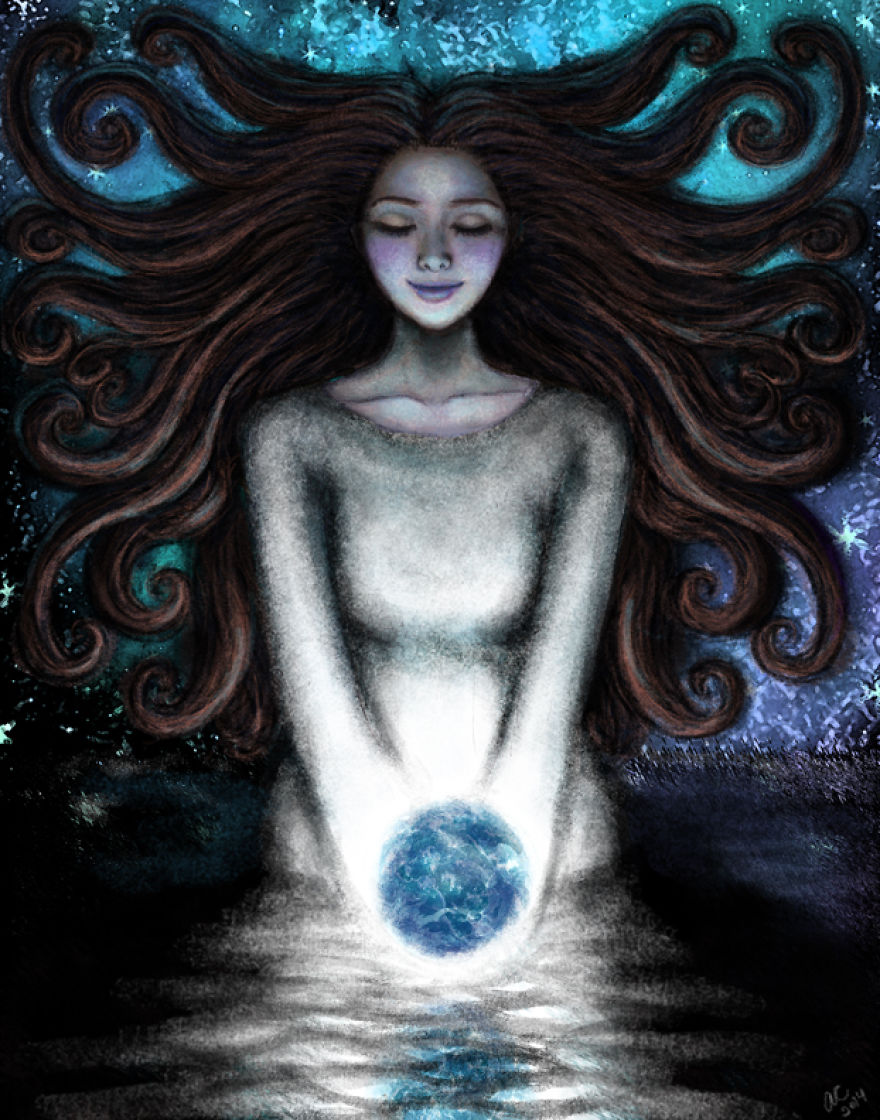 I Paint Digital Drawings That Look Like Hand Painted Images