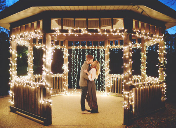 Proposing Under Magical String Lights