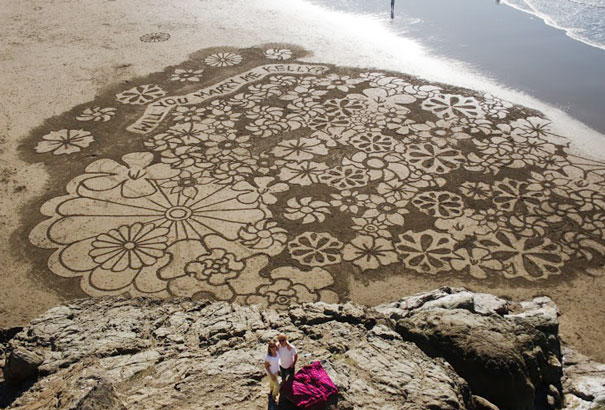 Amazing Proposal In The Sand