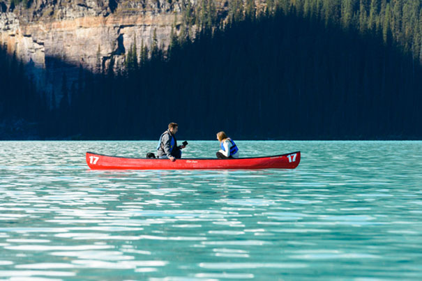 Proposing On A Beautiful Lake With A Secret Photographer Capturing It All