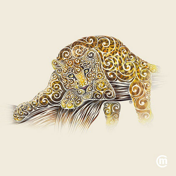 colorful-illustrations-swirly-animals-carolina-matthes-7 colorful-illustrations-swirly-animals-carolina-matthes-7