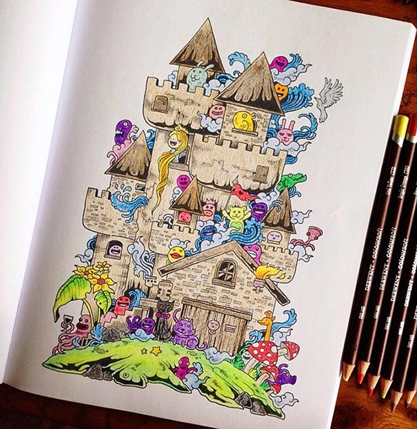 coloring-book-adult-doodle-invasion-kerby-rosanes-22 coloring-book-adult-doodle-invasion-kerby-rosanes-22