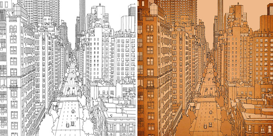 coloring-book-adults-fantastic-cities-steve-mcdonald-22 coloring-book-adults-fantastic-cities-steve-mcdonald-22