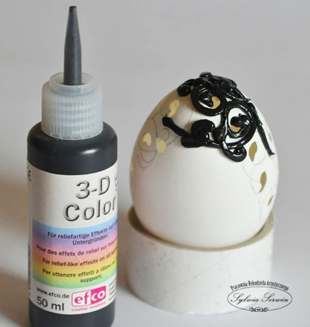 Shabby Chic Egg Shell Art