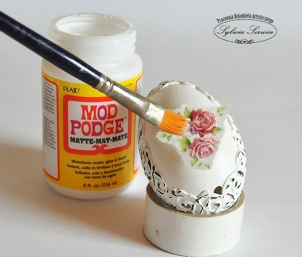 Shabby Chic Egg Shell Art