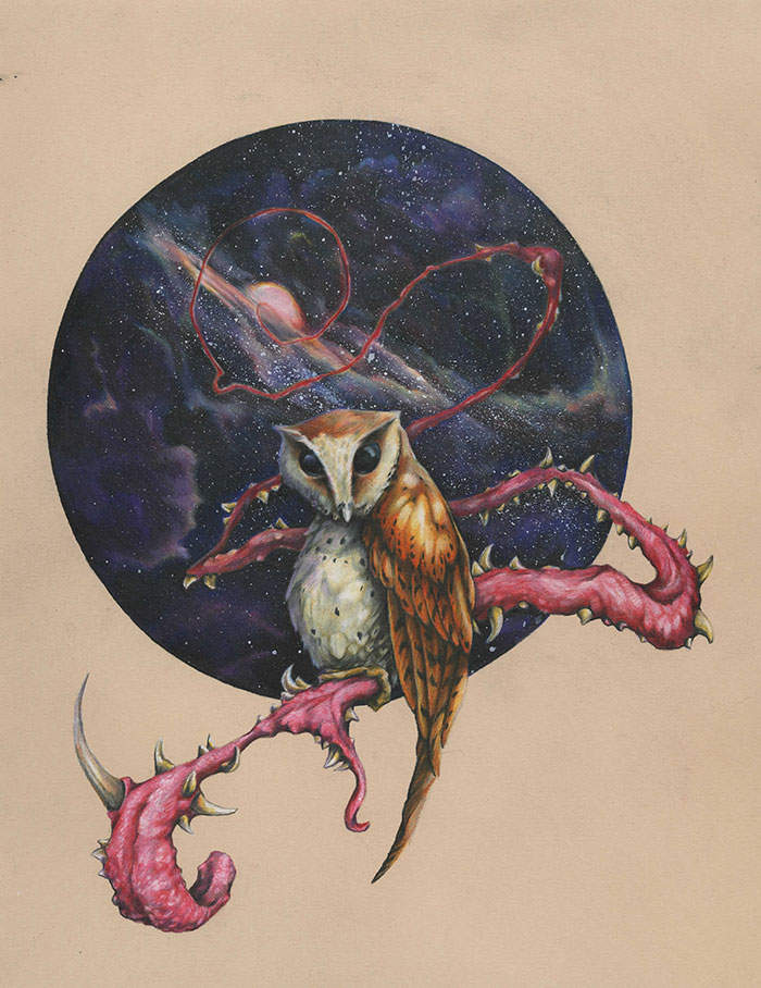 Pencil & Chalk Illustrations Depicting My Humiliation At Being The Only Species That Destroys Earth