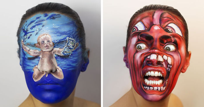 I Painted 11 Album Covers On My Face For Record Store Day