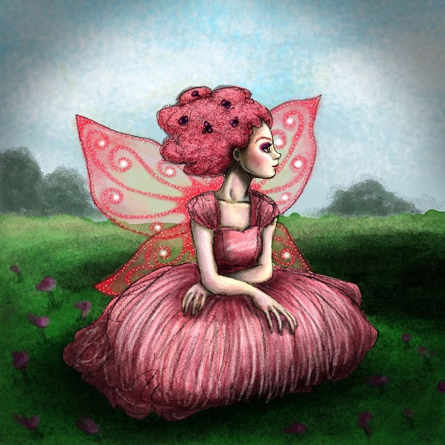 I Paint Digital Drawings That Look Like Hand Painted Images