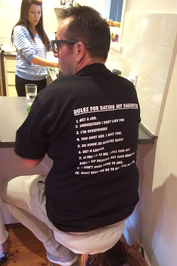 Had My Girlfriend's Parents Over For Dinner For The First Time. Her Dad Wore This