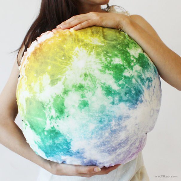 Glow In The Dark Moon Pillow