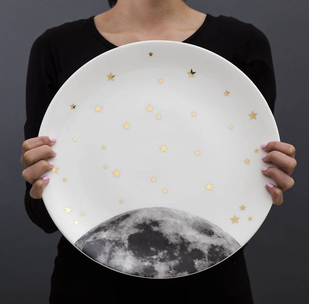 Moon And Stars Plate